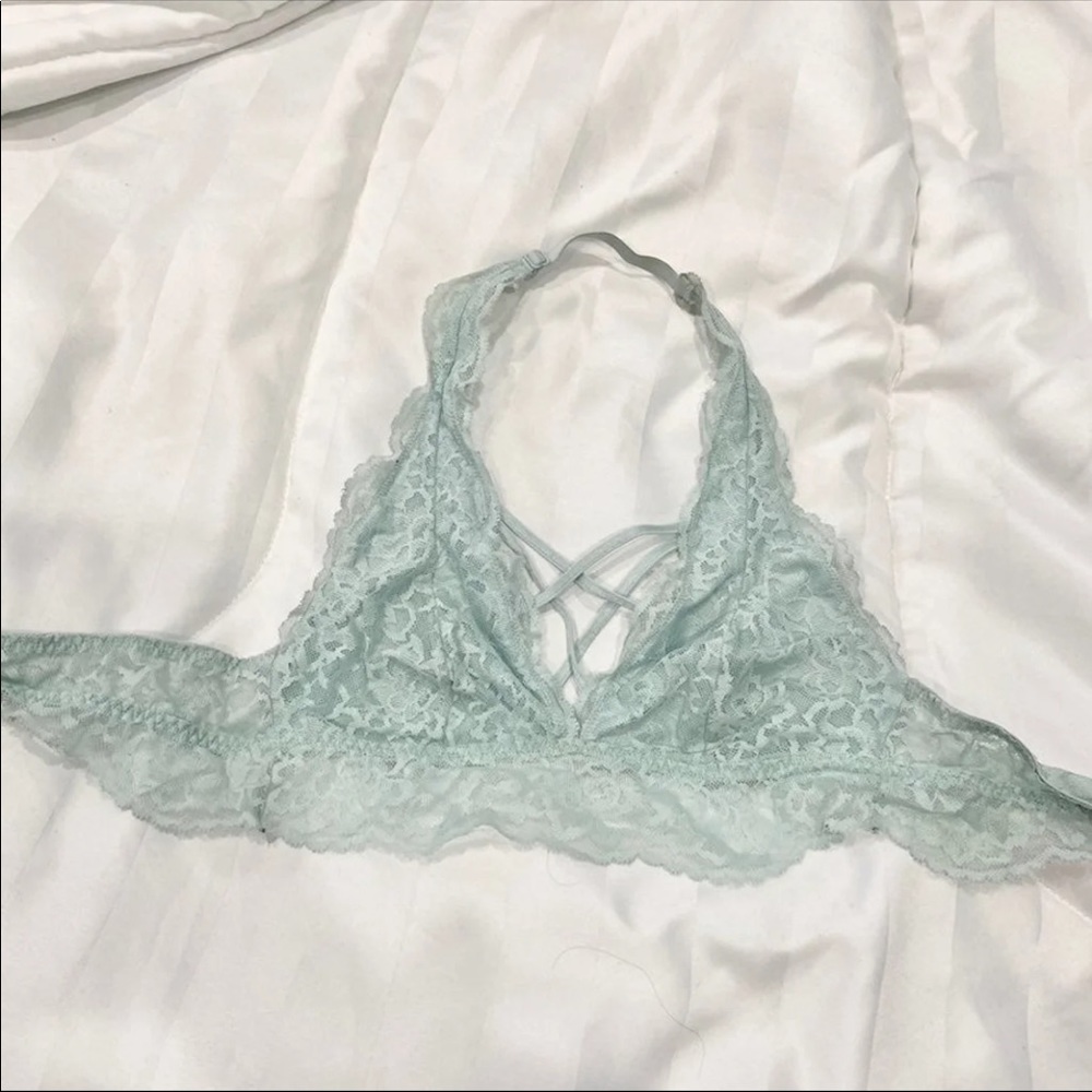 VS PINK mint halter / bra